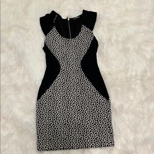 EXPRESS LEOPARD PRINT BODY-CON DRESS
